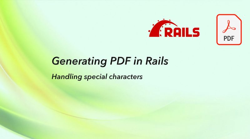 Generating PDF in Rails